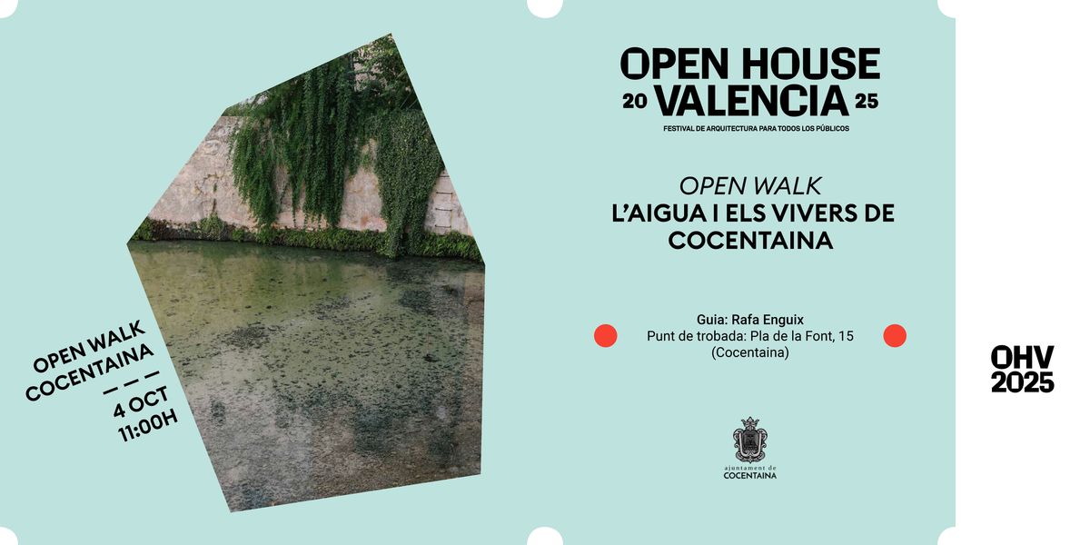 OPEN WALK:  L’aigua i els vivers de Cocentaina | Event in Cocentaina | AllEvents