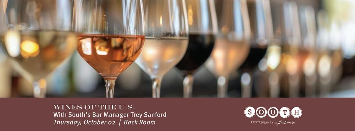 Wines of the U.S (western region) with Bar Manager, Trey Sanford, 1 October | Event in Anchorage | AllEvents
