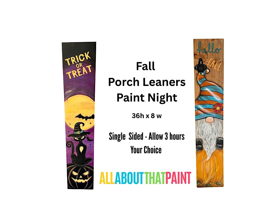 Fall Porch Leaner Paint and Sip, 17 October | Event in Edmonton | AllEvents