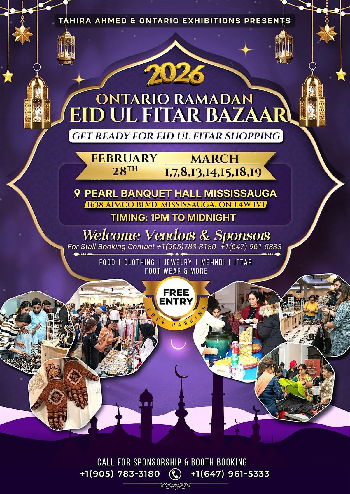 Ontario Ramadan & Eid Bazaar 2026, 7 March | Event in Mississauga | AllEvents