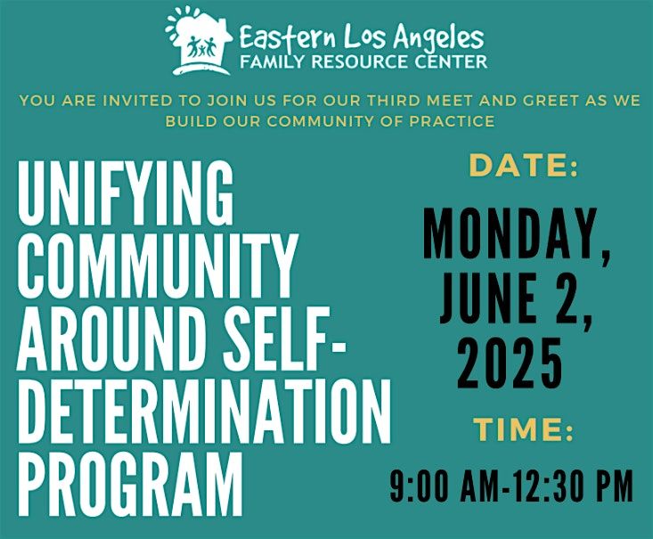 Meet & Greet: Unifying Community Around Self-Determination - June 2025, 2 June | Event in Alhambra | AllEvents