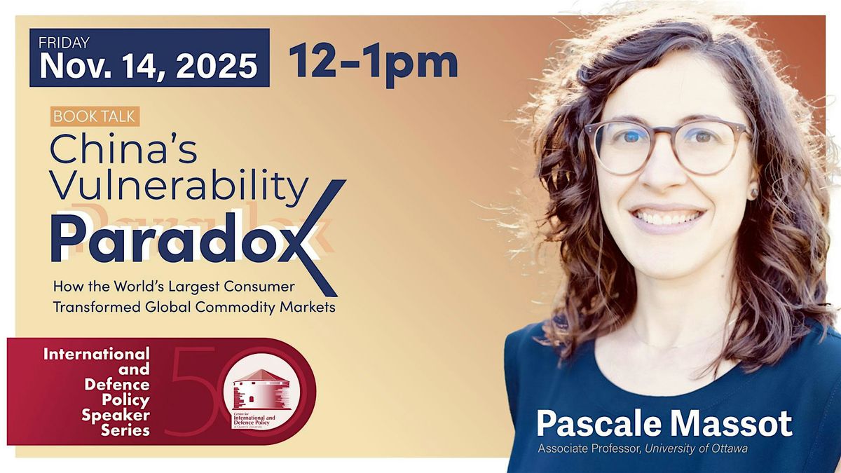 Book Talk - China’s Vulnerability Paradox | Event in Kingston | AllEvents