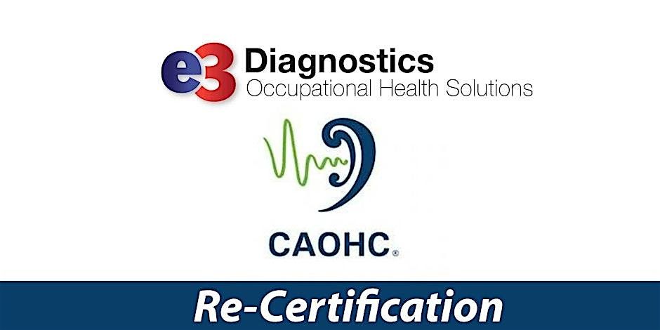 CAOHC Re-certification - Columbia, SC, 3 December | Event in Columbia | AllEvents