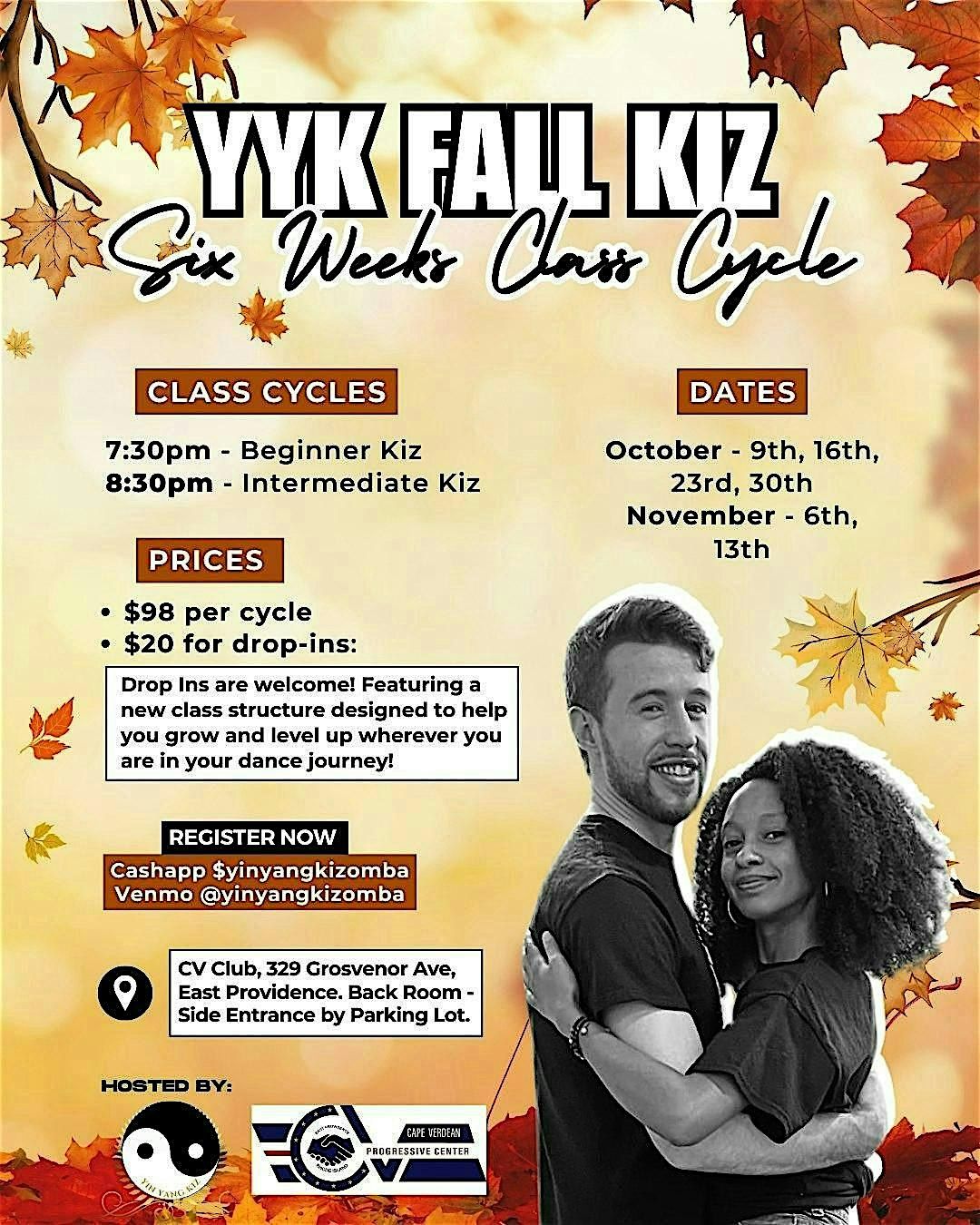 Fall Kizomba/Urban Kiz Class Series, 9 October | Event in East Providence | AllEvents