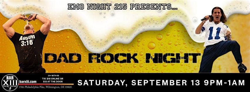 Dad rock night!!!, 13 September | Event in Wilmington | AllEvents