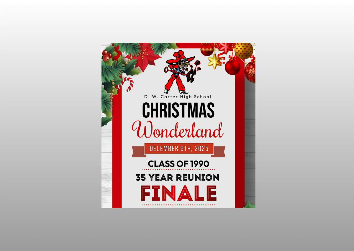 D.W. Carter Class of 1990 Christmas Wonderland Finale, 6 December | Event in Dallas | AllEvents