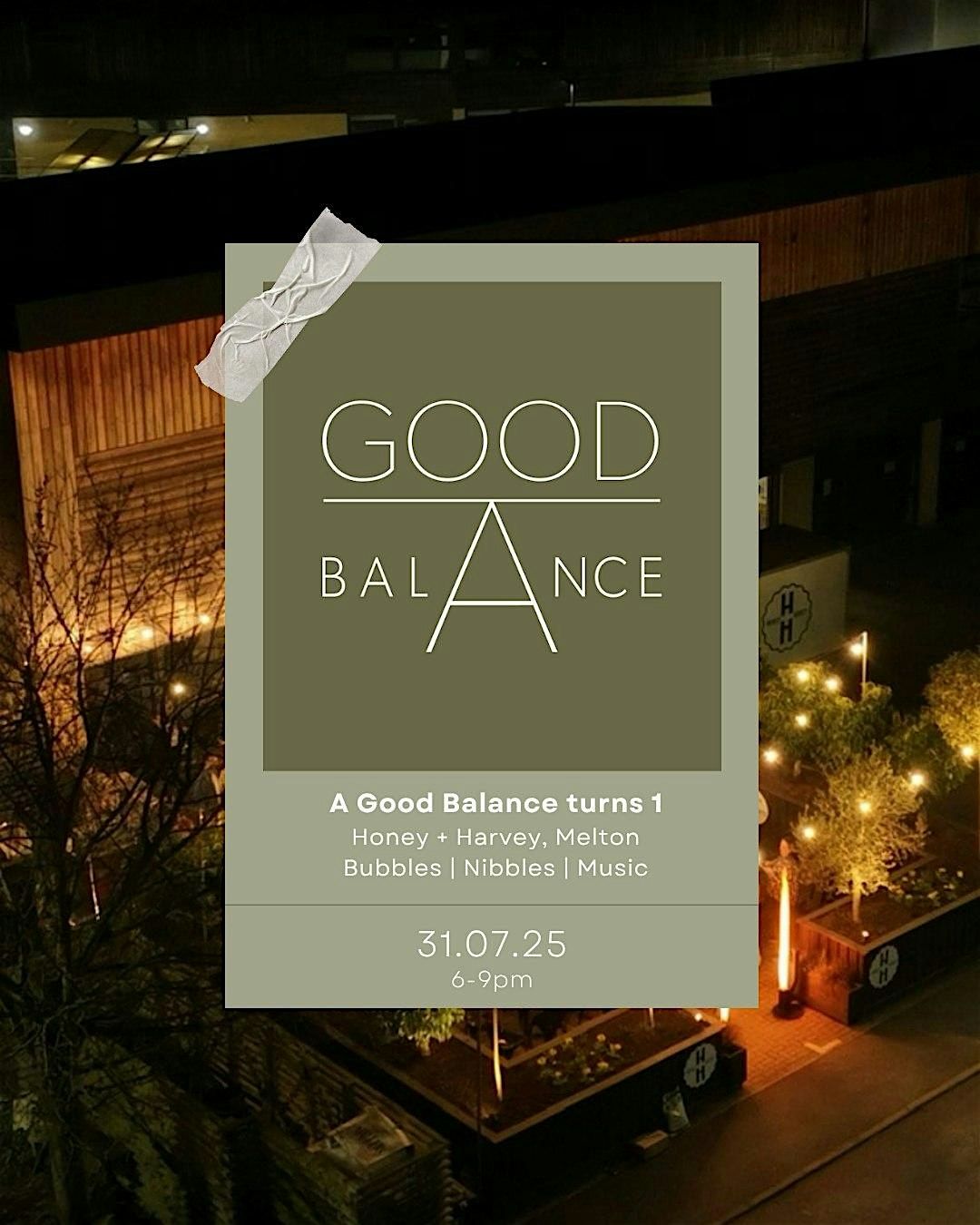 A Good Balance Turns ONE Summer Party, 4 September | Event in Melton | AllEvents