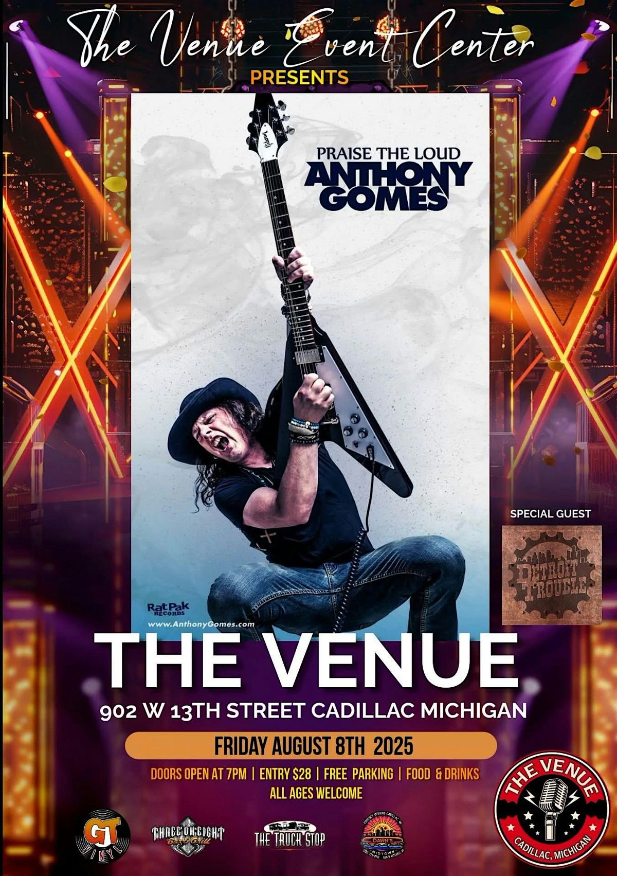 Anthony Gomes Live | Event in Cadillac | AllEvents