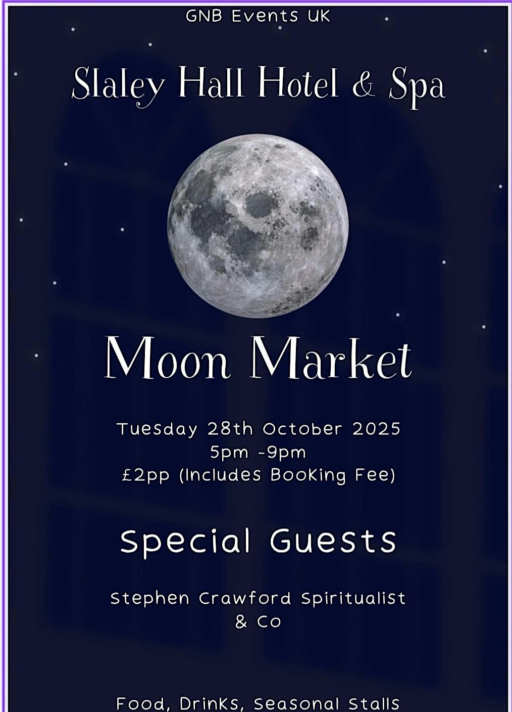 GNB Moon Market - Slaley Hall Hotel, 28 October | Event in Hexham | AllEvents