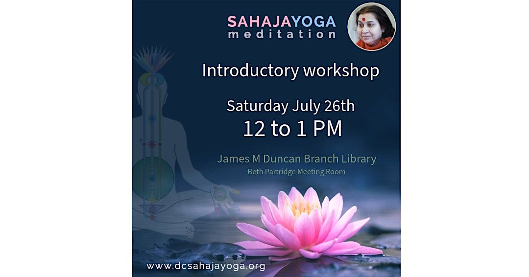 Free Sahaja Yoga Meditation course to experience divine, 26 July | Event in Alexandria | AllEvents