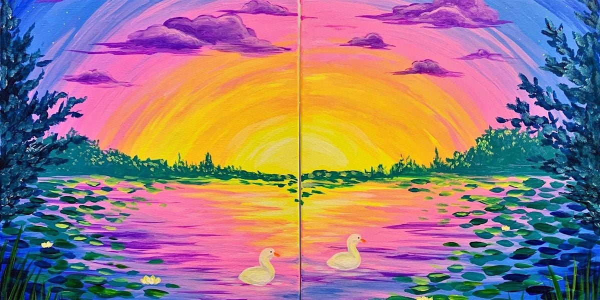 Lakeside Sunset - Date Night - Paint and Sip by Classpop!™, 28 June | Event in Elk Grove | AllEvents
