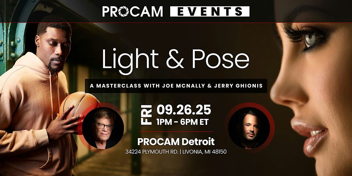 Light & Pose: A Masterclass with Jerry Ghionis & Joe McNally, 26 September | Event in Livonia | AllEvents