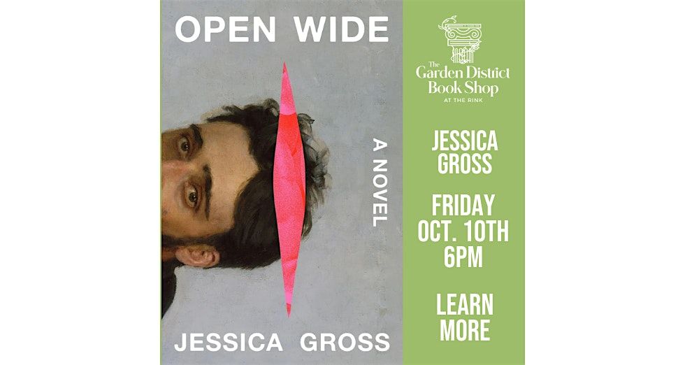 Jessica Gross at the Garden District Book Shop, 10 October | Event in New Orleans | AllEvents