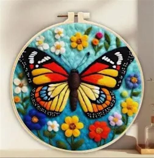 NEEDLE FELTING: PAINTING WITH WOOL, 24 August | Event in Monson | AllEvents