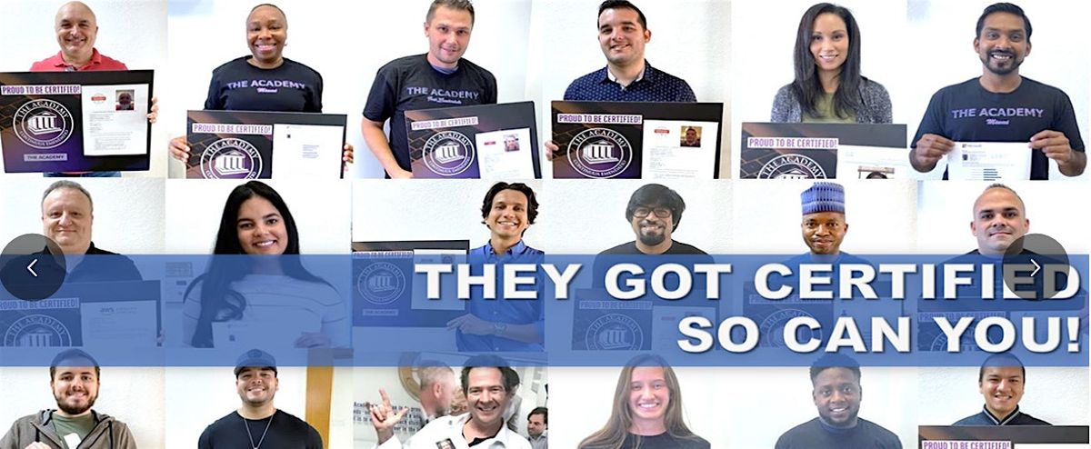 IT Courses & Certifications - Miami - IN PERSON OR ONLINE!, 11 June | Event in Miami | AllEvents