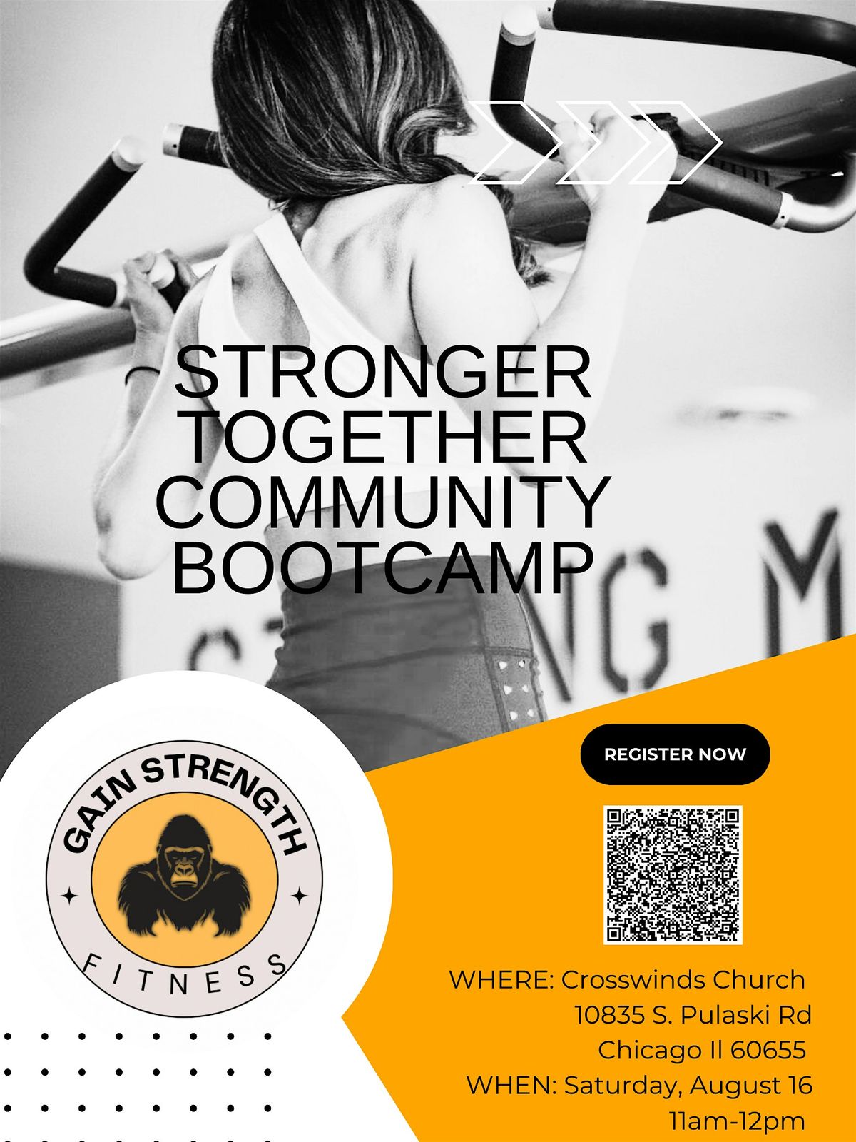 Stronger Together Community Bootcamp, 16 August | Event in Chicago | AllEvents