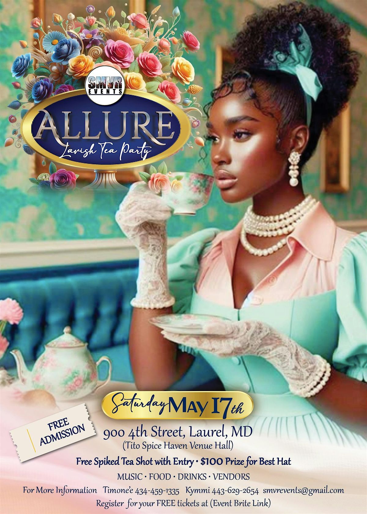 Allure Lavish Tea Party, 17 May | Event in Laurel | AllEvents