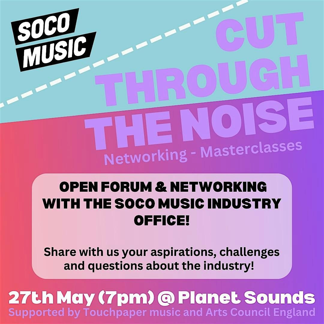 Copy of SOCO MIO Presents - Cut Through the Noise - Sharing the Stage (2), 26 May | Event in Southampton | AllEvents