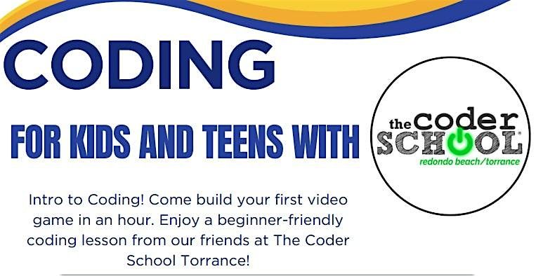 RBPL Coding for Kids and Teens with The Coder School Torrance, 3 October | Event in Redondo Beach | AllEvents