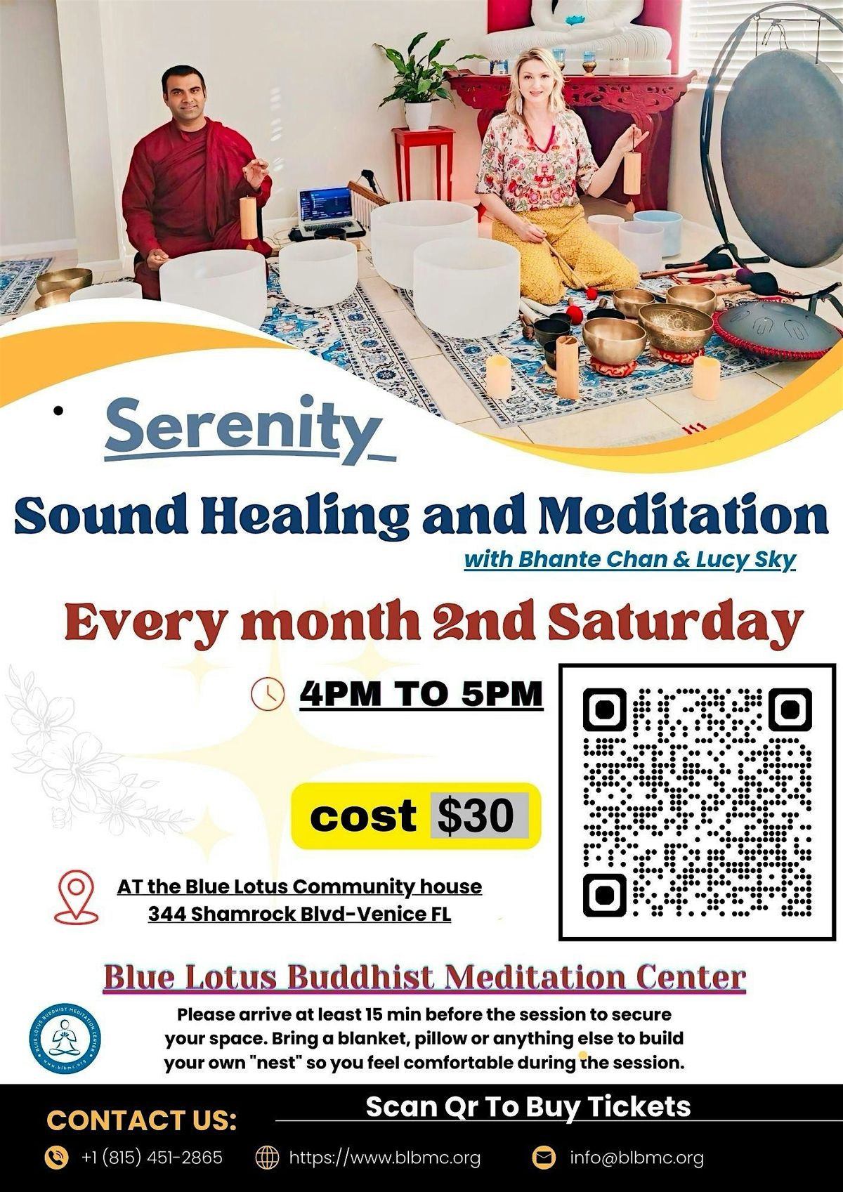 Serenity Sound Healing and Meditation | Event in Venice | AllEvents