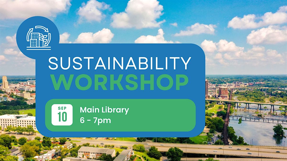 5th District Sustainability Workshop, 10 September | Event in Richmond | AllEvents