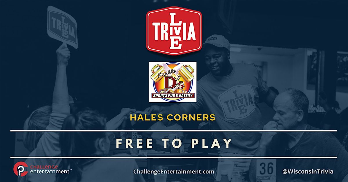 Live Trivia Nights at Double D's Sports Pub & Eatery - Hales Corner | Event in Hales Corners | AllEvents