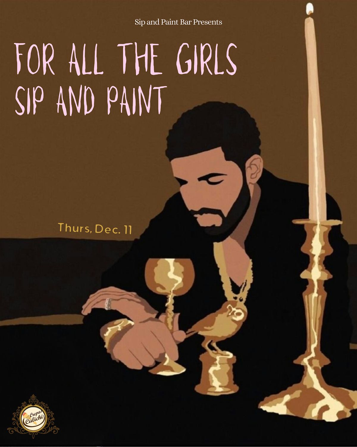 For all the Girls Sip and Paint, 11 December | Event in Oak Park | AllEvents