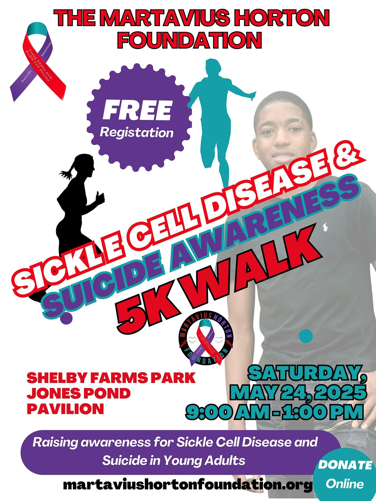 MHF Sickle Cell Disease & Suicide Awareness 5K Walk, 24 May | Event in Cordova | AllEvents