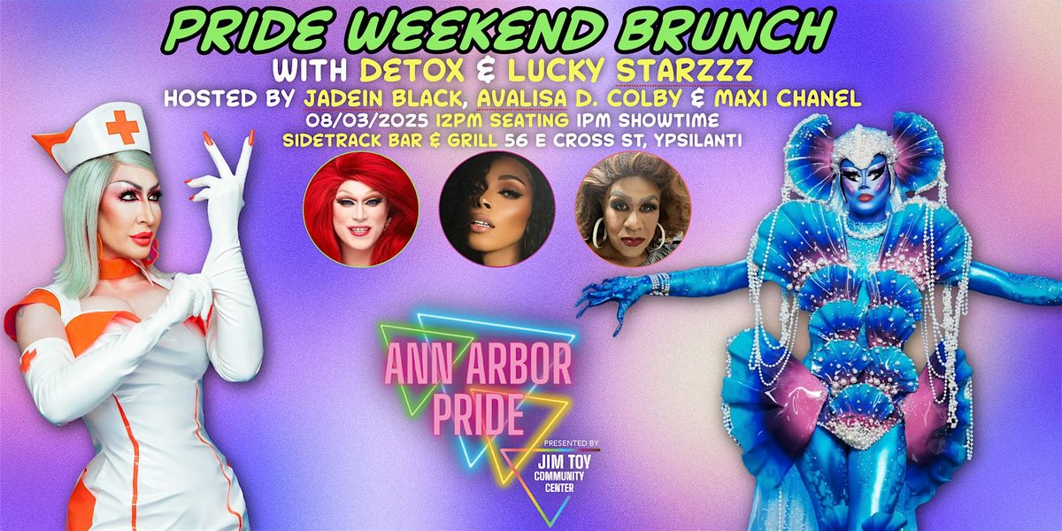 Drag Brunch with Detox and Lucky Starzzz from Drag Race includes M & G, 3 August | Event in Ypsilanti