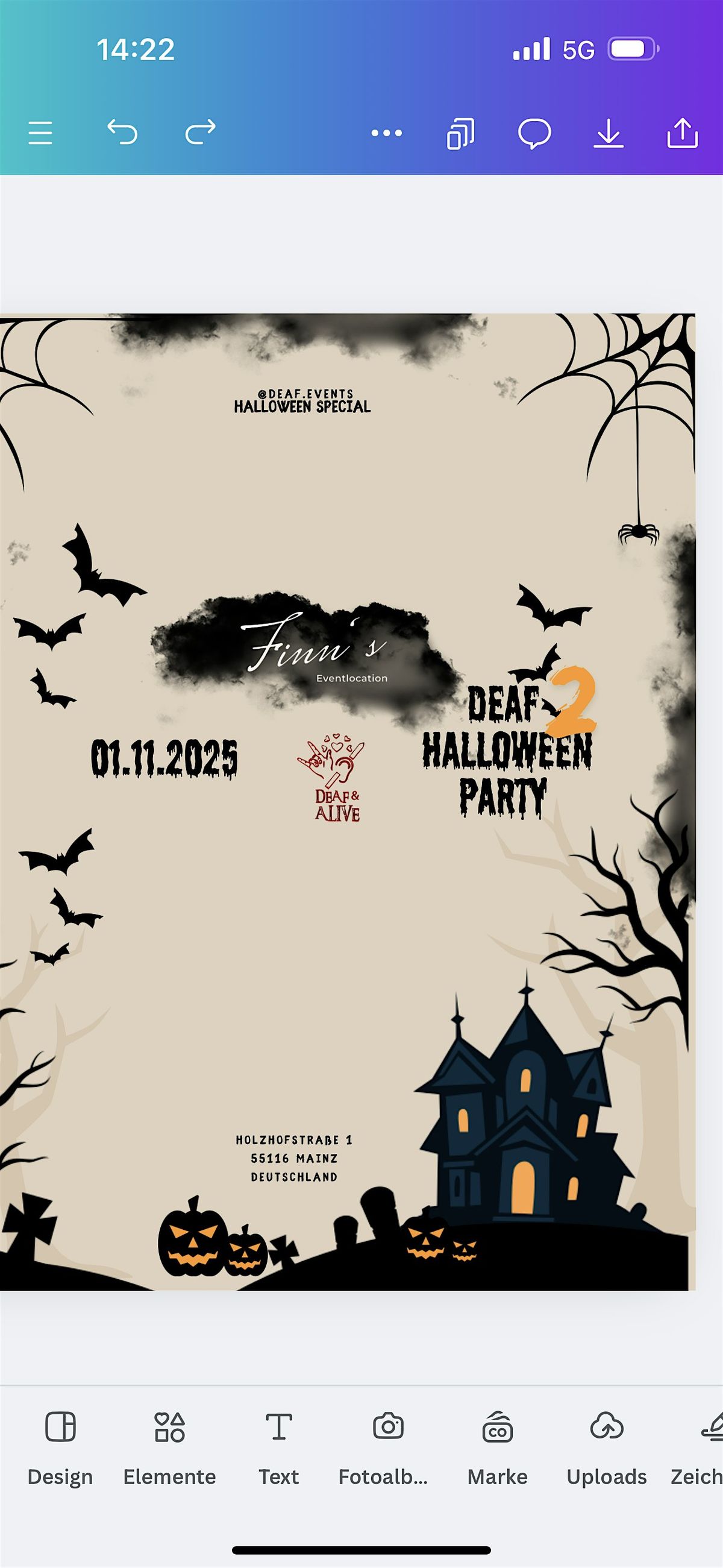 DEAF HALLOWEEN PARTY 2, 1 November | Event in Mainz | AllEvents