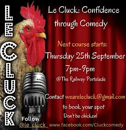 Le Cluck: Confidence through Comedy | Event in Brighton and Hove | AllEvents