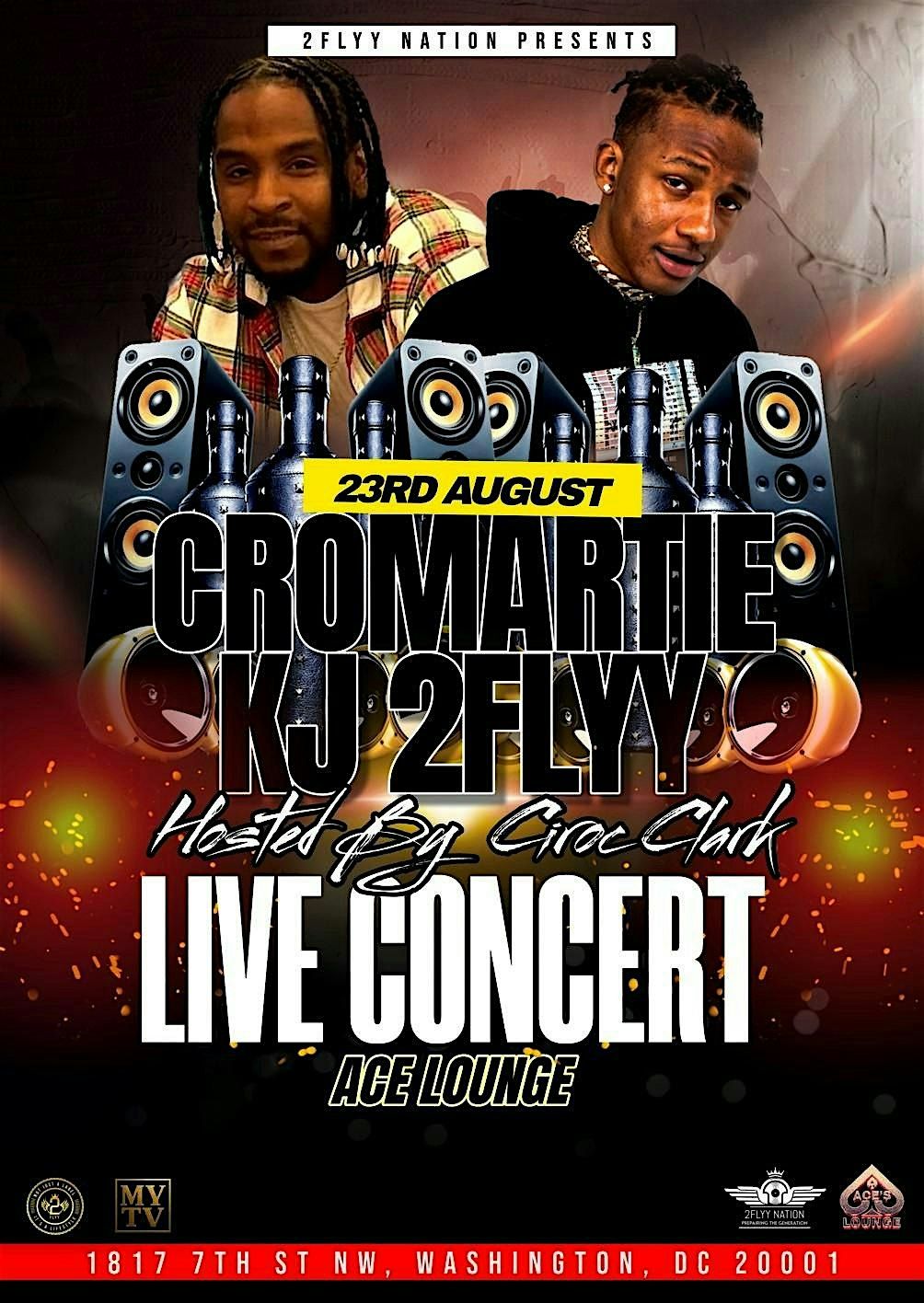 CROMARTIE & KJ LIVE IN CONCERT, 23 August | Event in Washington | AllEvents