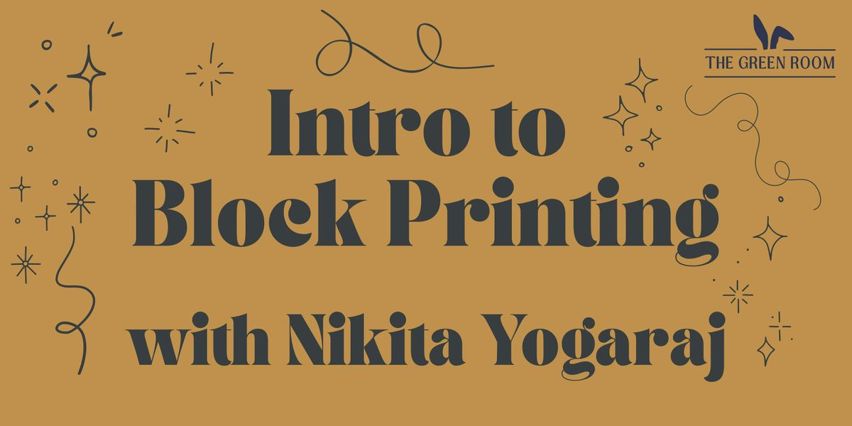Intro to  Block Printing with Nikita Yogaraj, 29 June | Event in Takoma Park | AllEvents