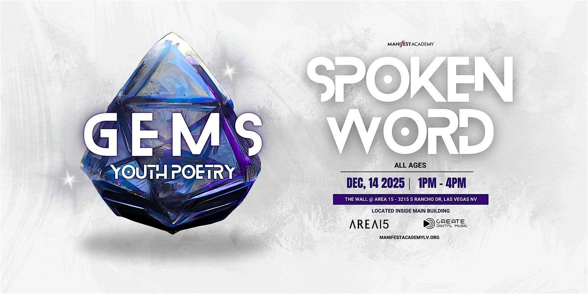 GEMS Youth Poetry - A Spoken Word Series, 14 December | Event in Las Vegas | AllEvents