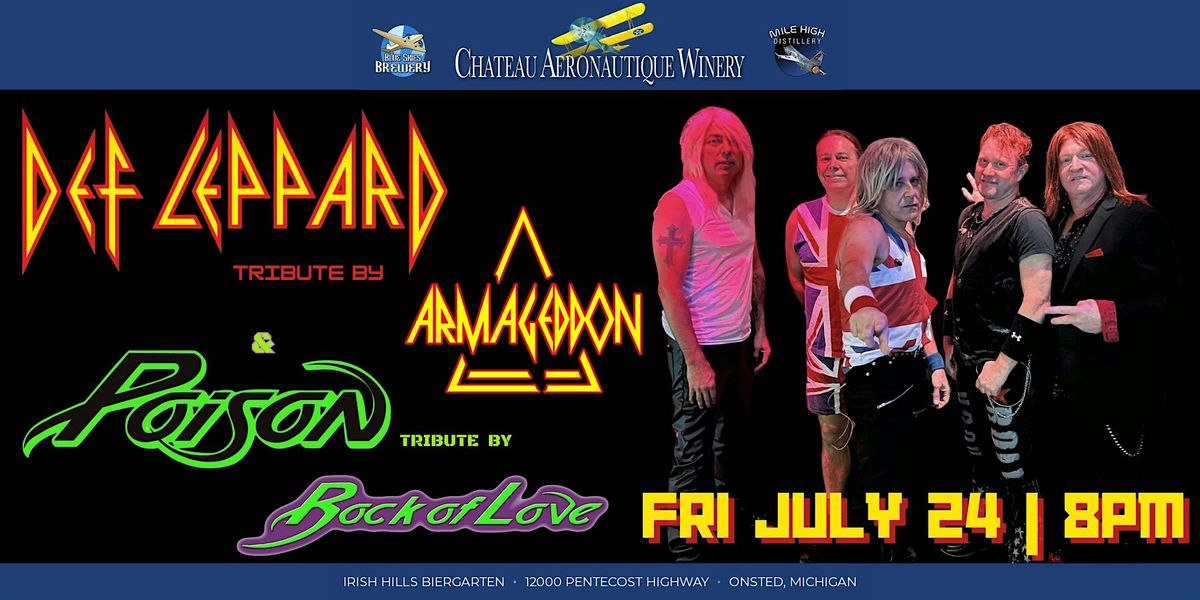 Def Leppard Tribute by Armageddon, 24 July | Event in Onsted | AllEvents