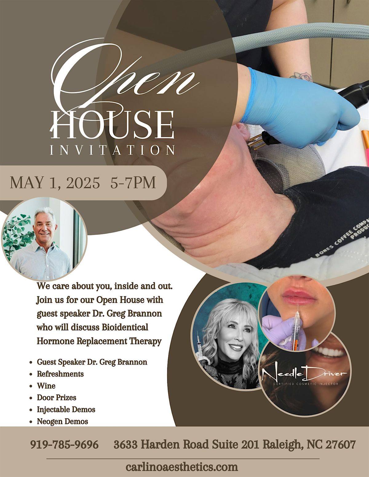 Carlino Aesthetics Open House | Event in Raleigh | AllEvents