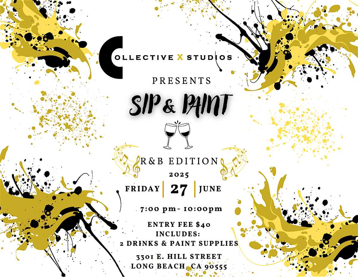 R&B Paint and Sip, 27 June | Event in Signal Hill | AllEvents