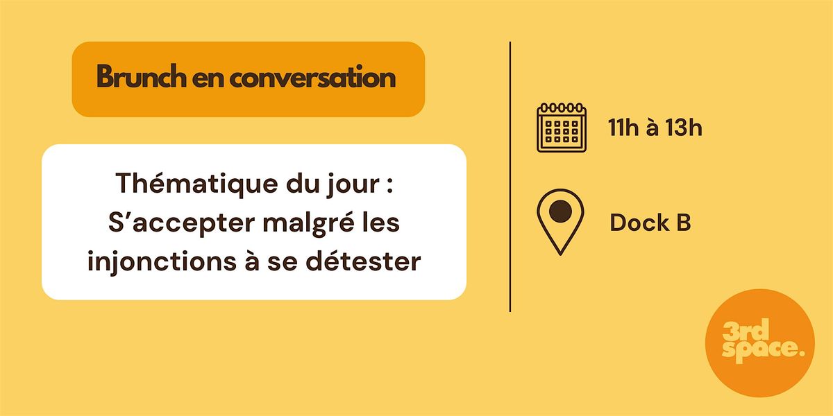 Brunch en conversation, 4 May | Event in Pantin | AllEvents