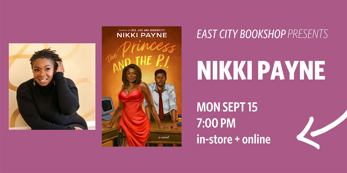Hybrid Event: The Princess and the P.I., Nikki Payne, 15 September | Event in Washington | AllEvents