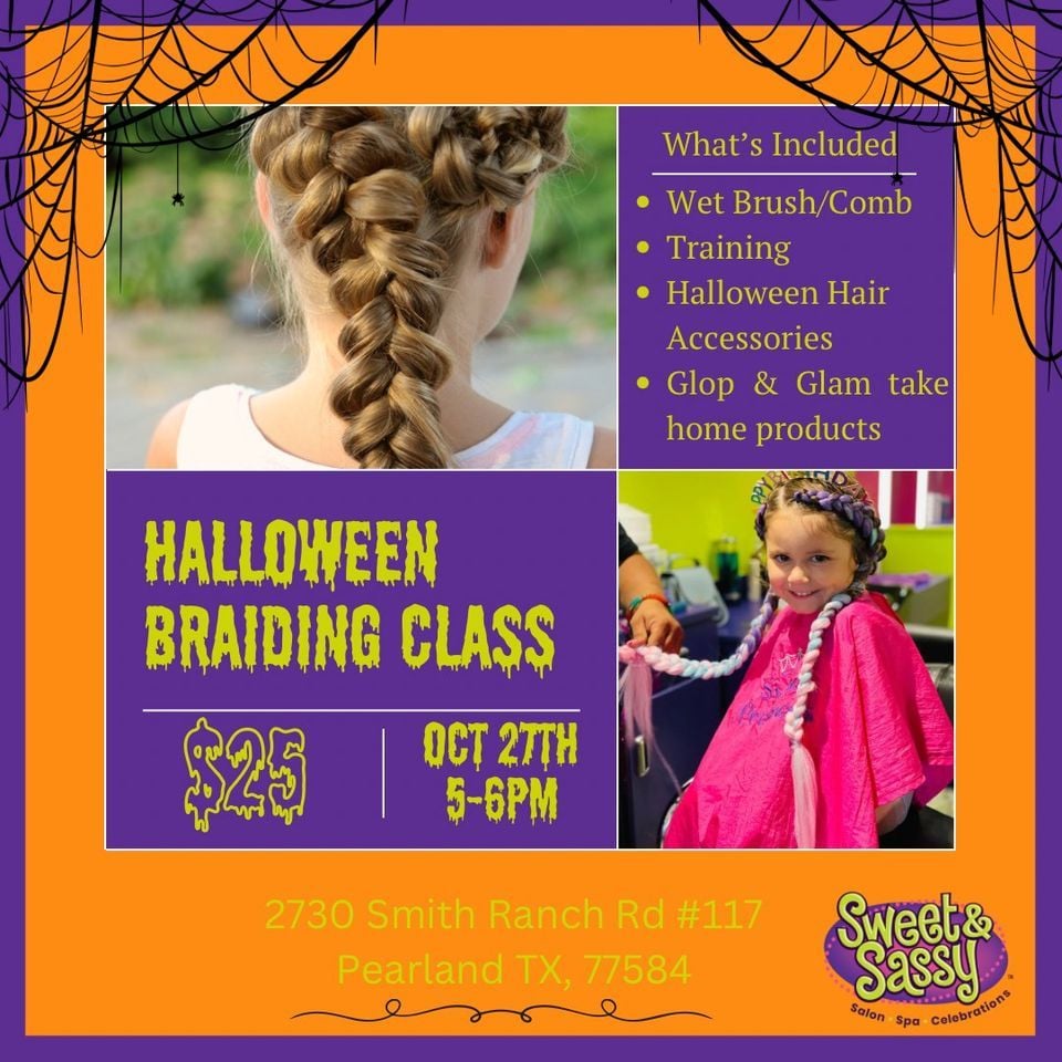 Halloween Braiding Class, 2730 Smith Ranch Rd, Pearland, TX 775845227, United States, 27