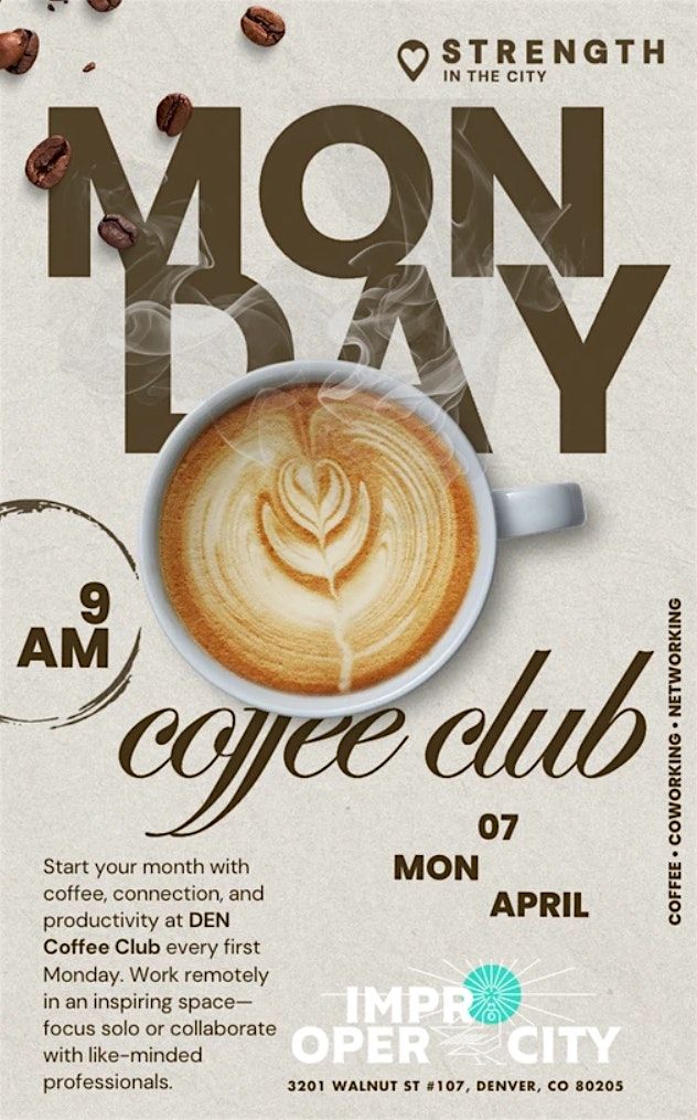 RSVP through SweatPals: STRENGTH Coffee Club, 22 September | Event in Denver | AllEvents