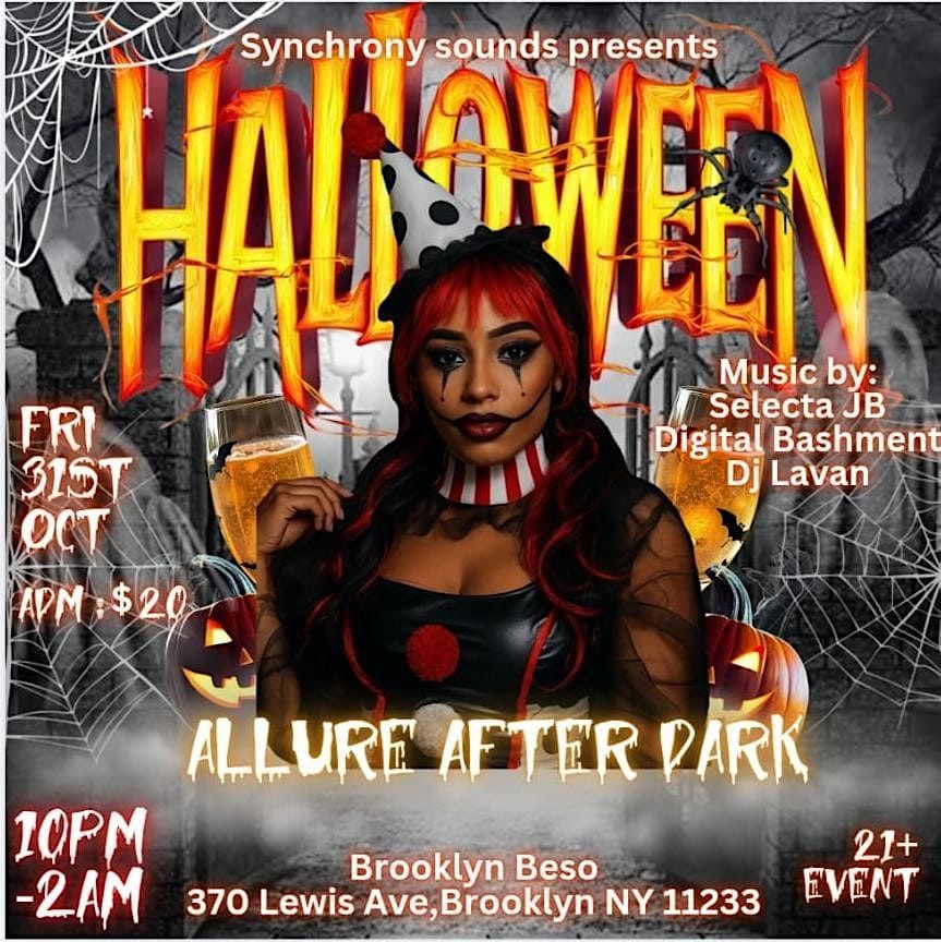 Allure After Dark, 31 October | Event in Brooklyn | AllEvents
