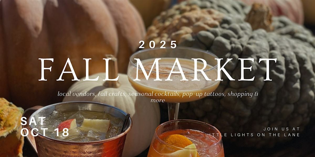 Fall Market 2025, 18 October | Event in West Branch | AllEvents
