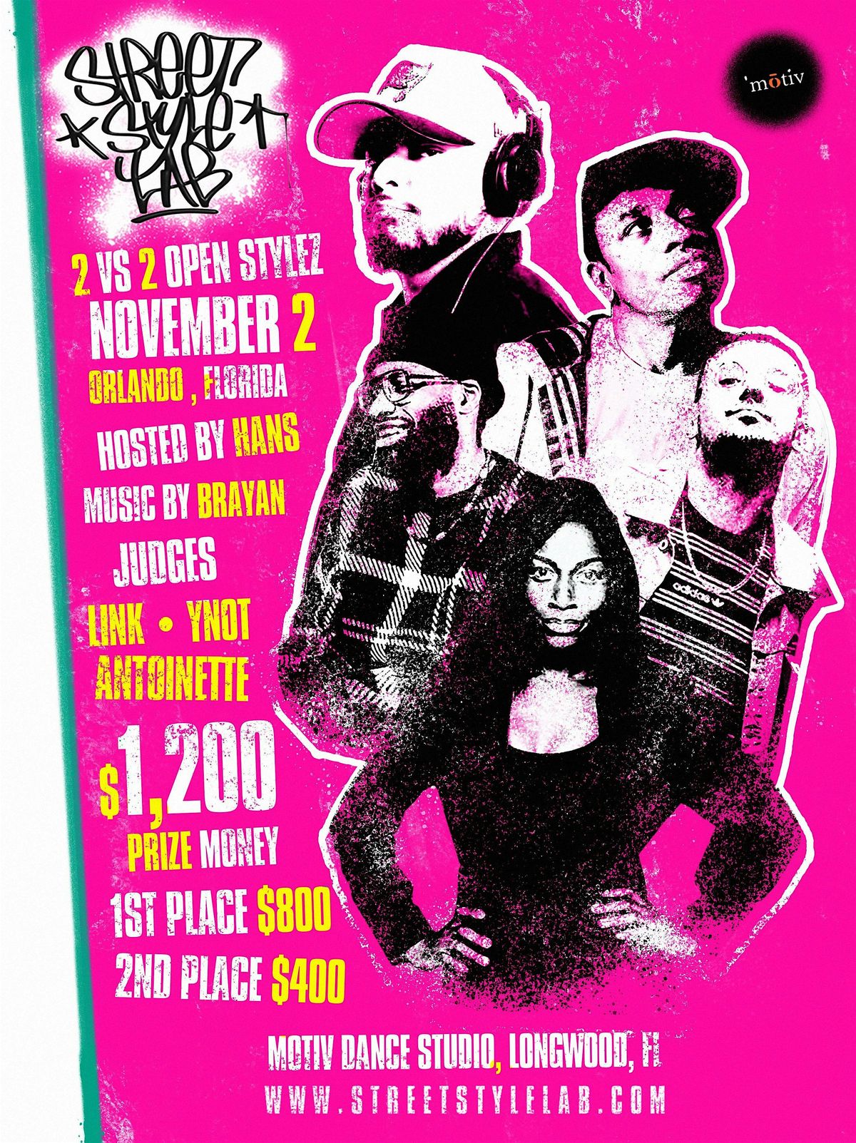 Street Style Lab 2 v 2 Open Stylez, 2 November | Event in Longwood | AllEvents