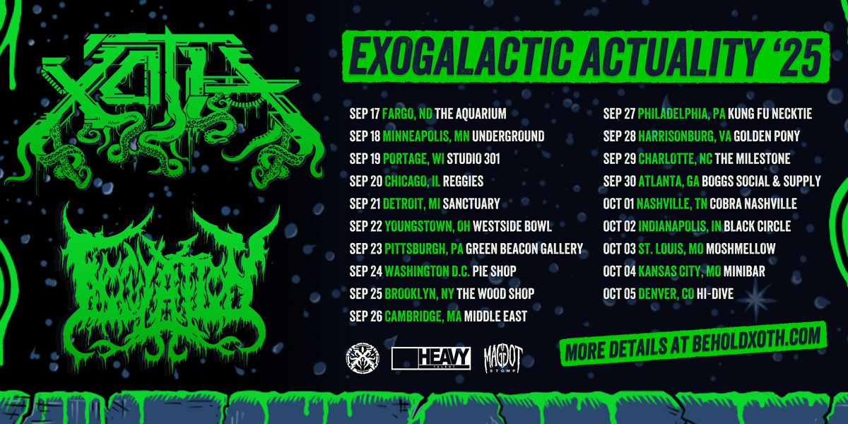 Xoth w/Inoculation, Lay Waste, Aeonia at The Golden Pony (18+), 28 September | Event in Harrisonburg | AllEvents