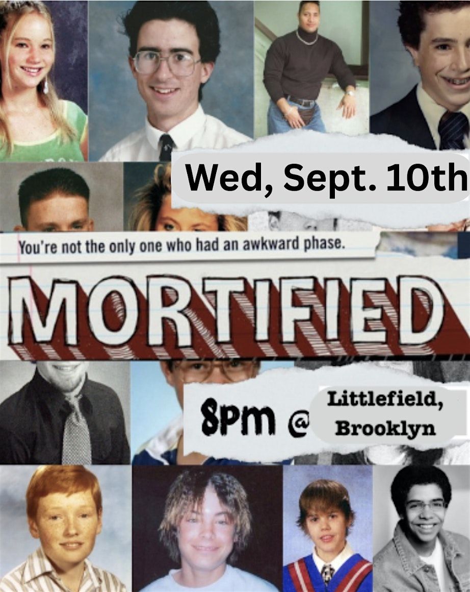 Mortified, 10 September | Event in Brooklyn | AllEvents