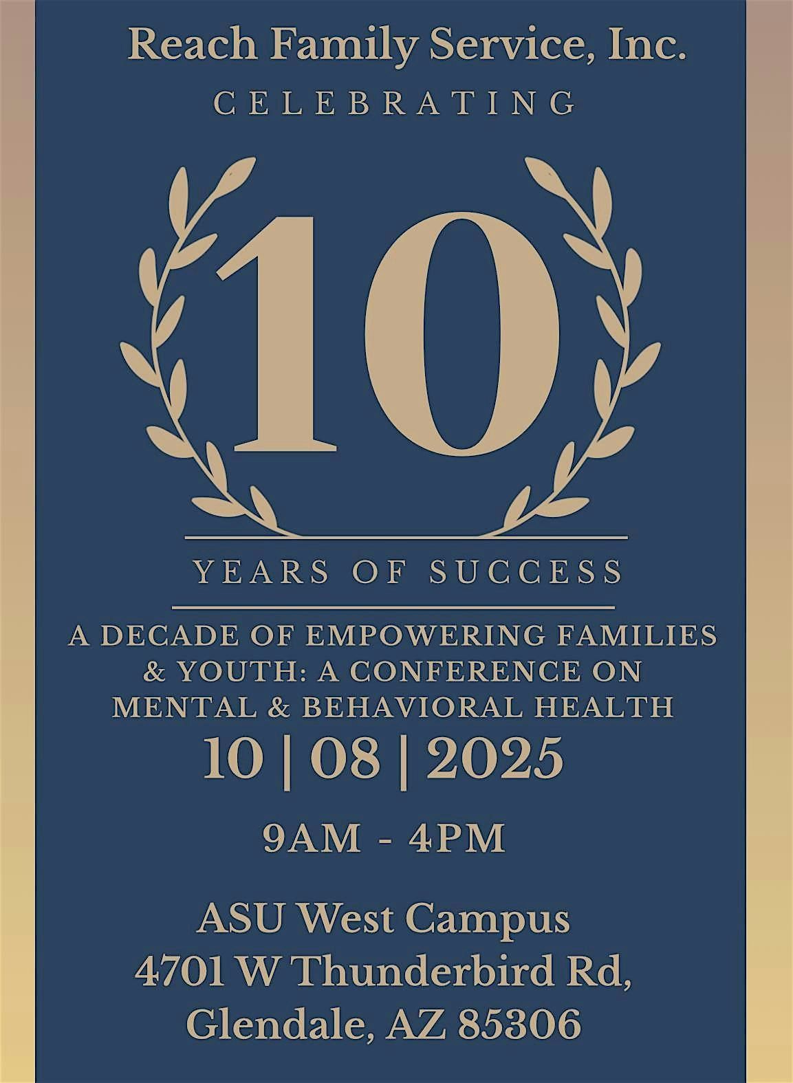 A Decade of Empowering Families and Youth, 8 October | Event in Glendale | AllEvents