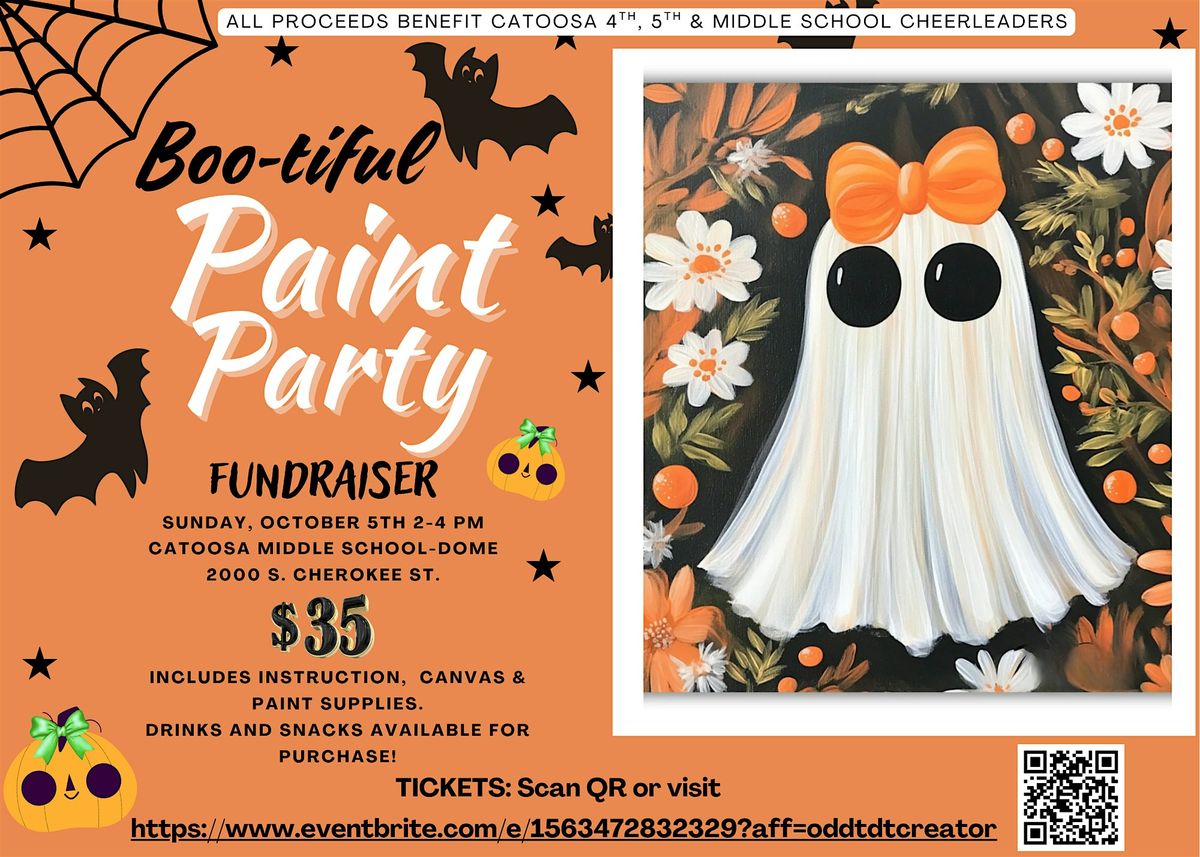 BOO-tiful Paint Party Fundraiser!, 5 October | Event in Catoosa | AllEvents