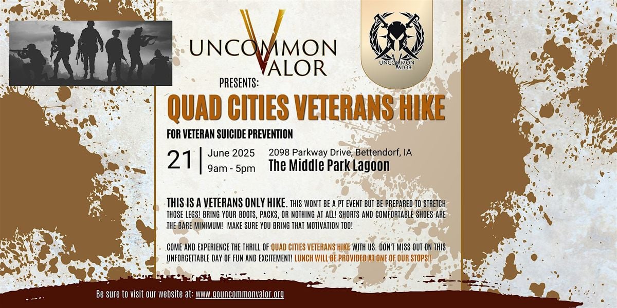 Quad Cities Veterans Hike, 21 June | Event in Bettendorf | AllEvents