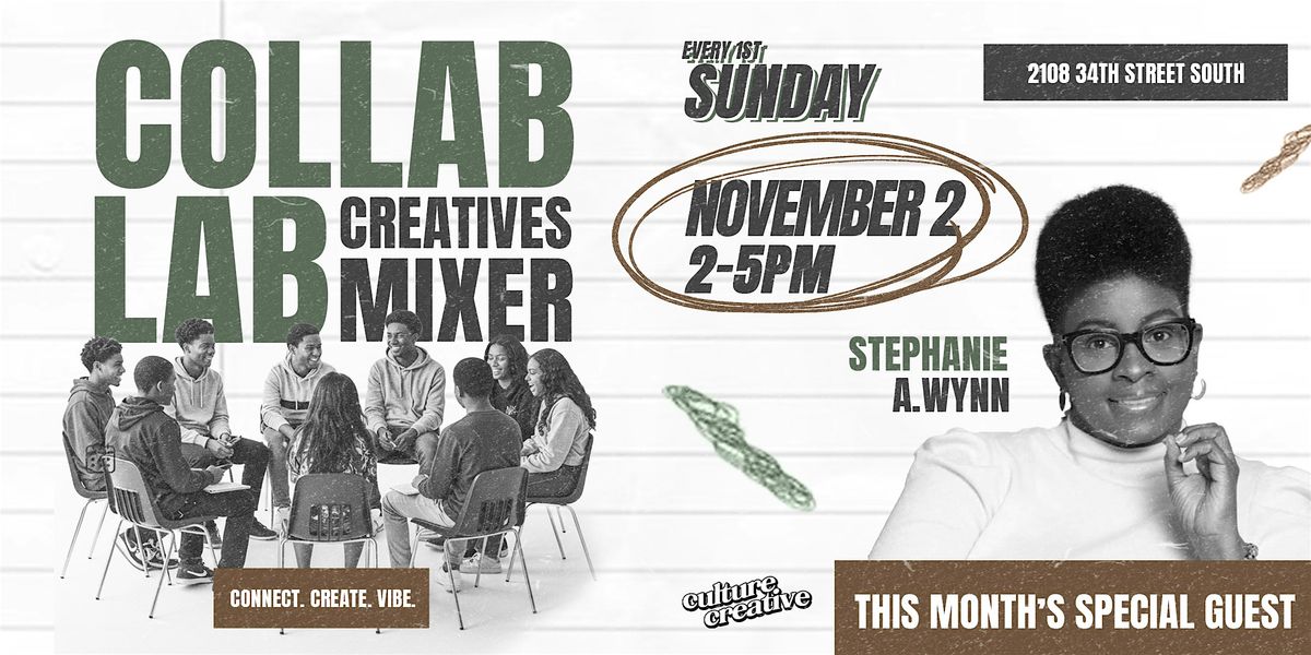 COLLAB LAB: A Creatives Mixer, 2 November | Event in St. Petersburg | AllEvents